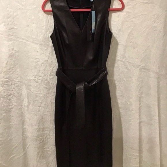 ANTONIO MELANI Dresses & Skirts - ANTONIO MELANI Black Midi Dress with Elegant Silhouette